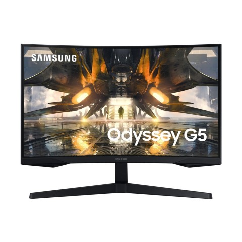 SAMSUNG Odyssey G5 27” 1 ms 165 Hz VA WQHD Display Port HDMI Freesync Premium HDR10 1000R Kavisli Gaming Monitör
