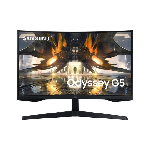 SAMSUNG 27" Odyssey G5 1MS 165 HZ Yenileme Hızı Freesync Premium HDR10 1000R Kavisli Gaming Monitör