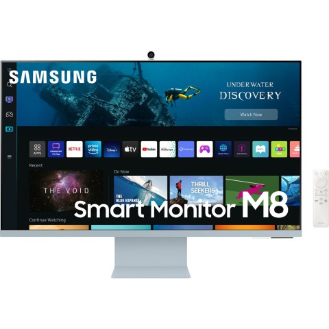 SAMSUNG M8 Serisi UHD 32” Dahili Kameralı Akıllı Monitor Gün Işığı Mavisi