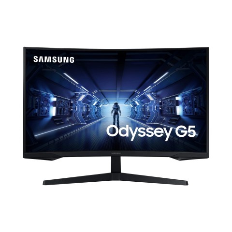 SAMSUNG Odyssey G5 27" QHD 2K 1ms 144Hz Freesync HDR10 1000R Kavisli VA Gaming Monitör